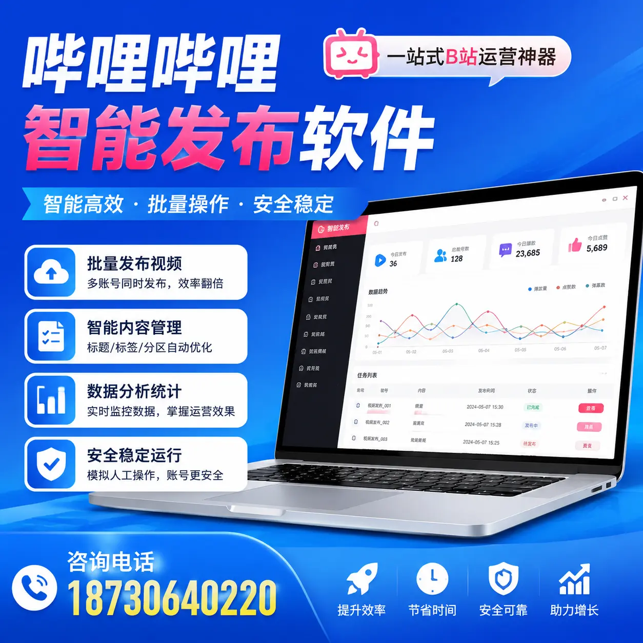 如何通过哔哩哔哩智能发布软件提升 中卫 企业曝光率